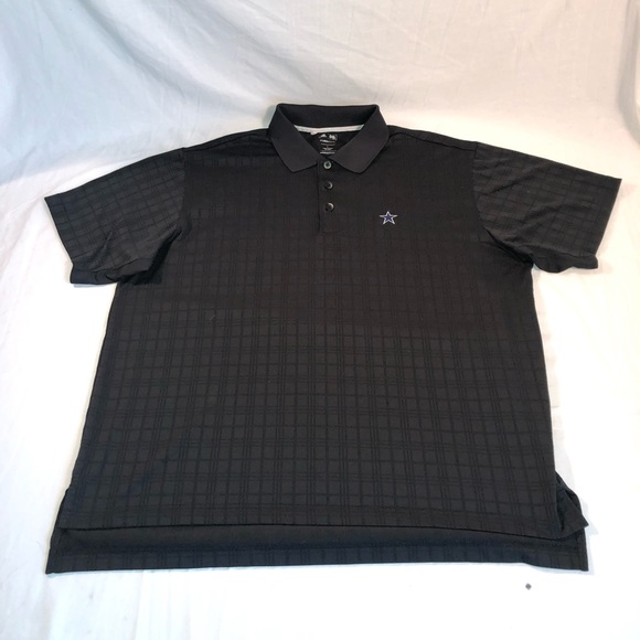 adidas Other - Men’s Adidas NFL Dallas Cowboys Small Logo Polo Shirt Size Large Black